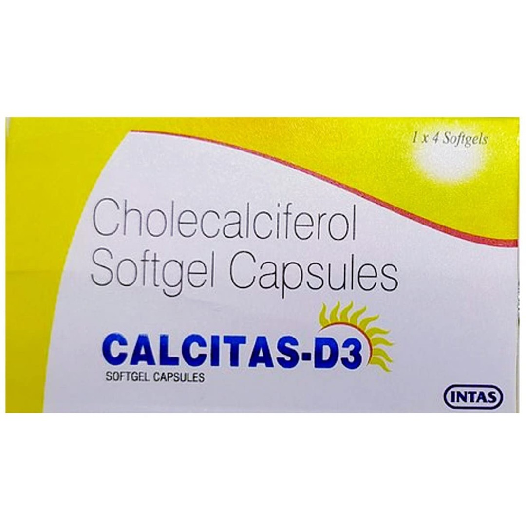 Calcitas D3 Soft Gelatin Capsule