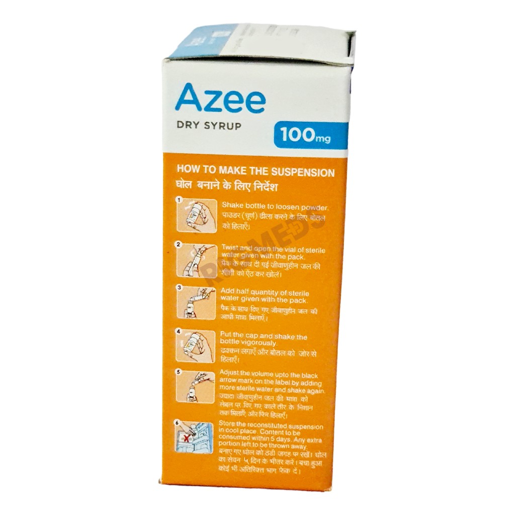 Azee 100mg Dry Syrup