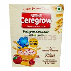 Nestle Ceregrow Multigrain Cereal with Milk & Fruits for 2-6 Years (300 Gm)