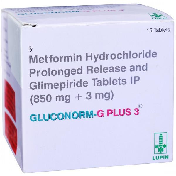 Gluconorm G Plus 3 Tablet PR