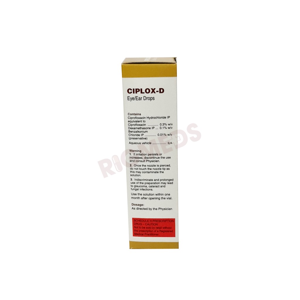 Ciplox D Eye/Ear Drops