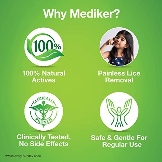 Mediker Anti Lice Treatment Natural Shampoo