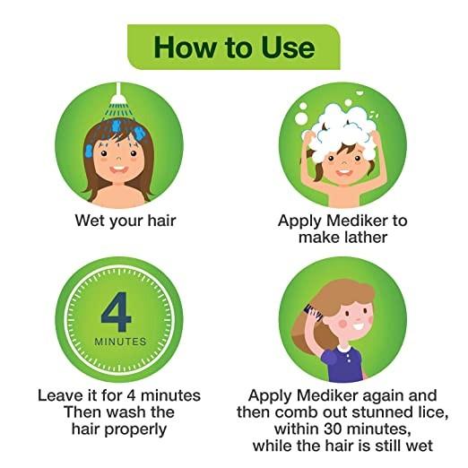 Mediker Anti Lice Treatment Natural Shampoo