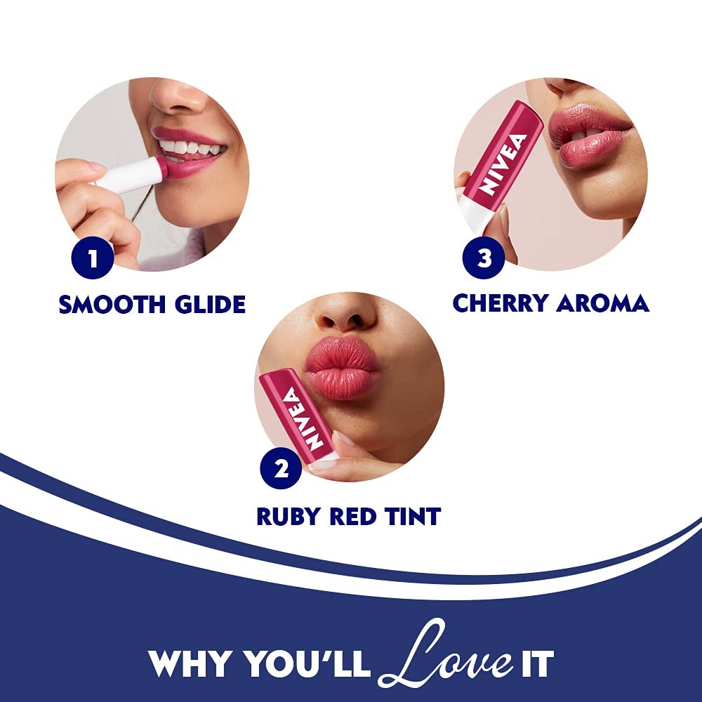 Nivea Lip Balm Cherry Shine