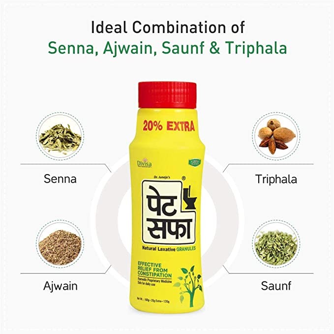 Pet Saffa Natural Laxative Granules (120 Gm)