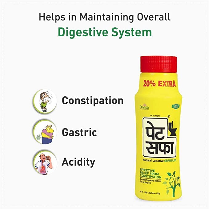 Pet Saffa Natural Laxative Granules (120 Gm)
