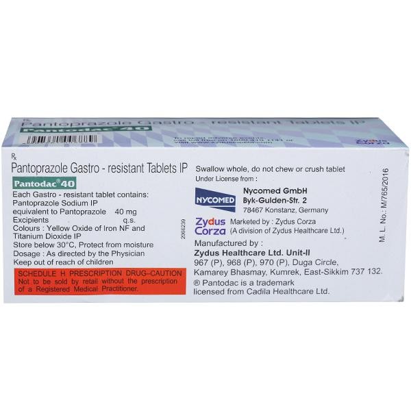 Pantodac 40 Tablet