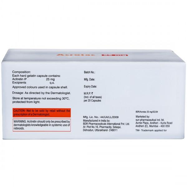 Acrotac 25mg Capsule
