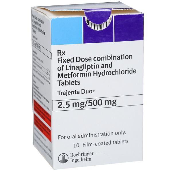 Trajenta Duo 2.5Mg/500Mg Tablet