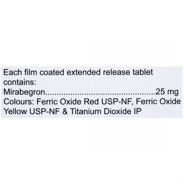 Mirbeg 25 Tablet ER