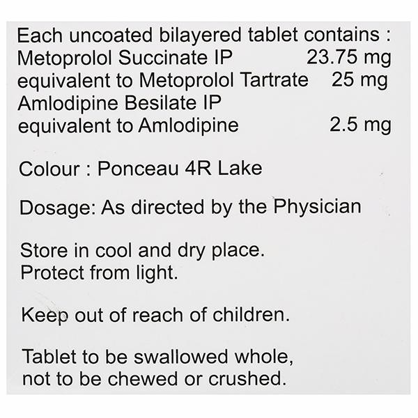 Amlovas M 2.5/25 Tablet PR