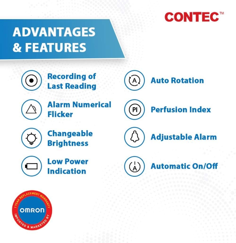 Omron CMS50N Contec Pulse Oximeter