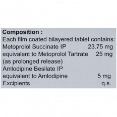 Met XL AM 25/5 Tablet PR