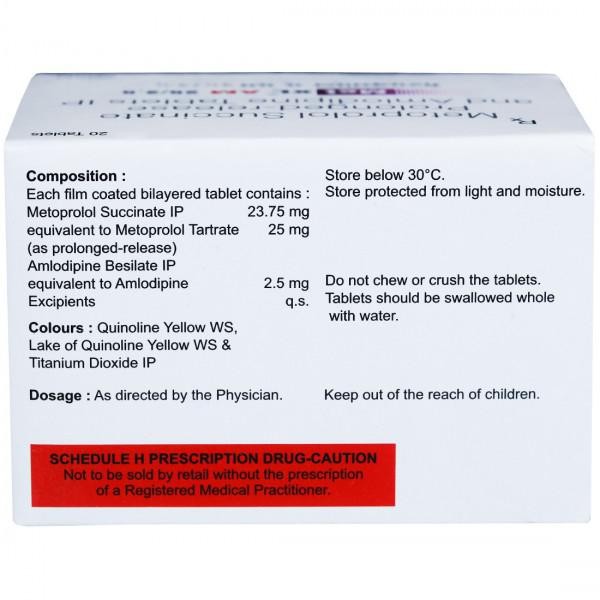 Met XL AM 25/2.5 Tablet