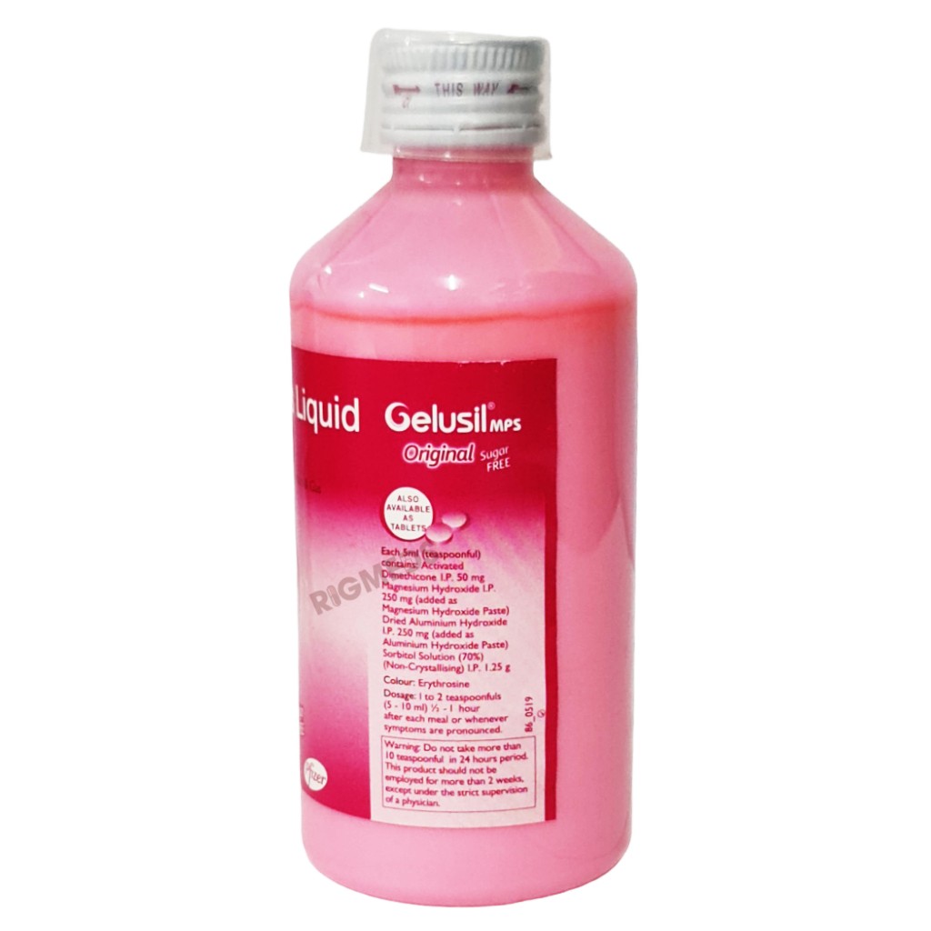 Gelusil MPS Original Liquid Sugar Free Mint