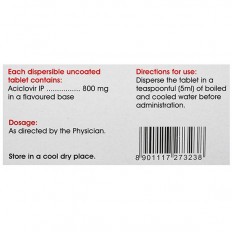 Acivir 800 DT Tablet