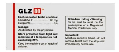 Glz 80Mg Tablet
