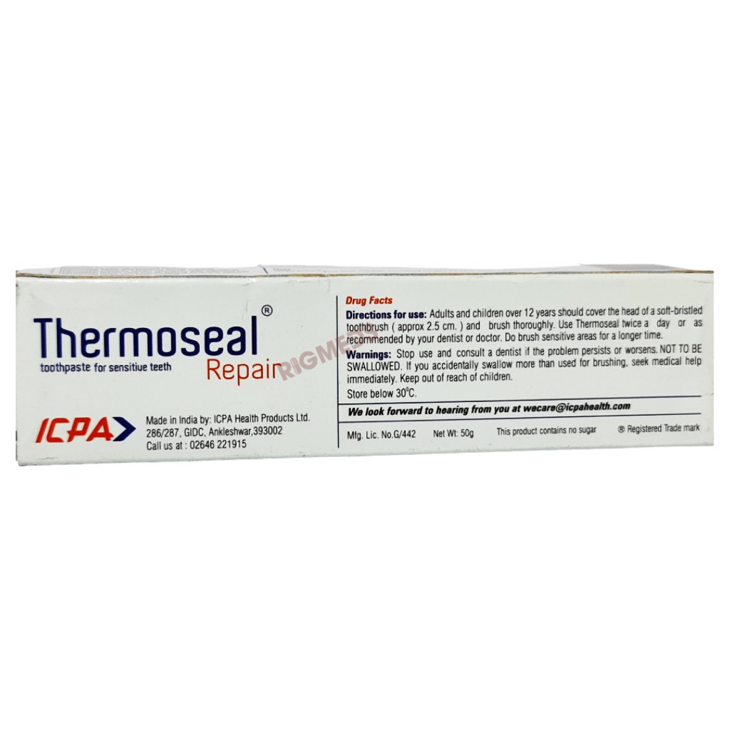 Thermoseal Repair Toothpaste