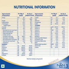 Nestle Nan Pro 3 Follow Up Formula (400 Gm)