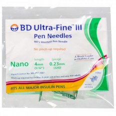BD Ultra-Fine III Pen Needles 4MM 32G