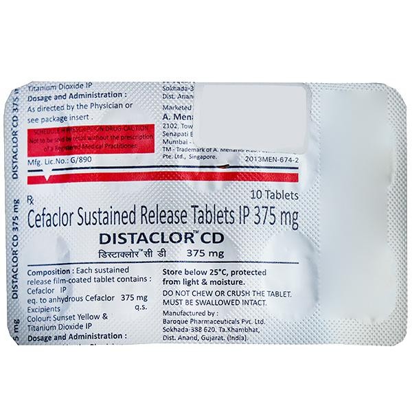 Distaclor CD 375Mg Tablet SR
