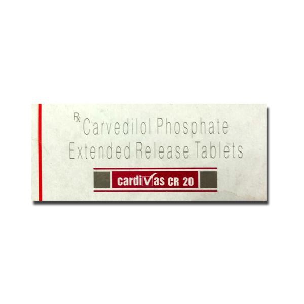 Cardivas CR 20 Tablet