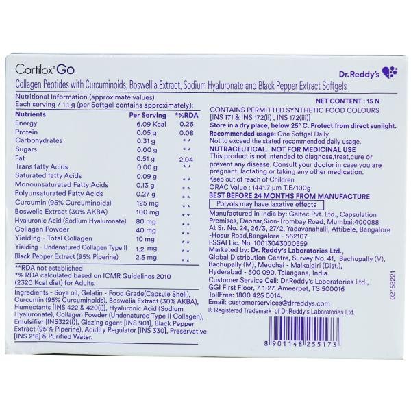 Cartilox Go Softgel Capsule