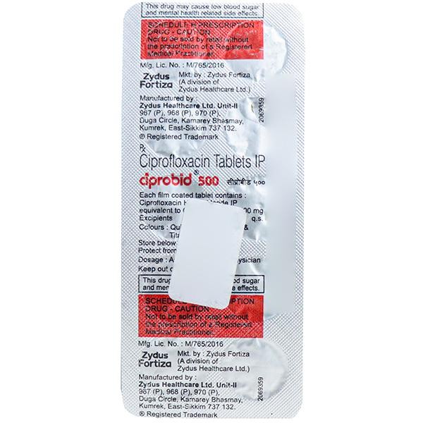 Ciprobid 500 Tablet