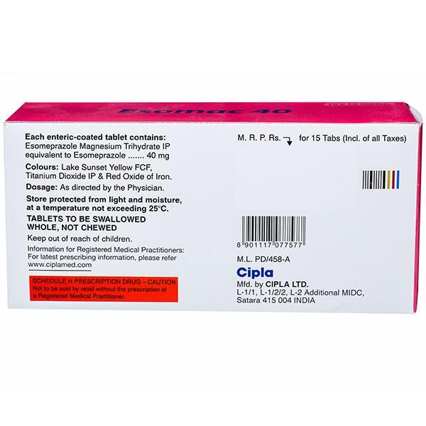 Esomac 40 Tablet