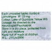 Lamepil 25Mg Tablet