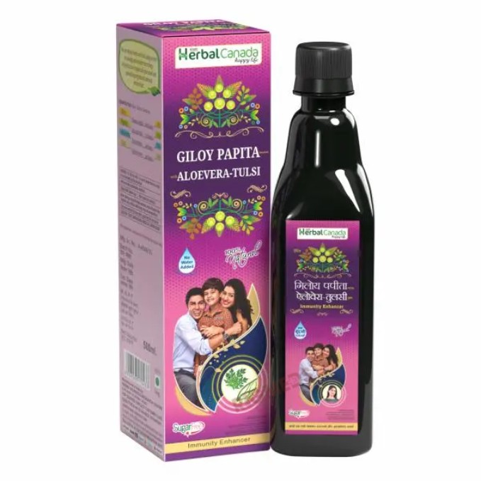 Giloy Papita Swaras with Aloevera-Tulsi Sugar Free