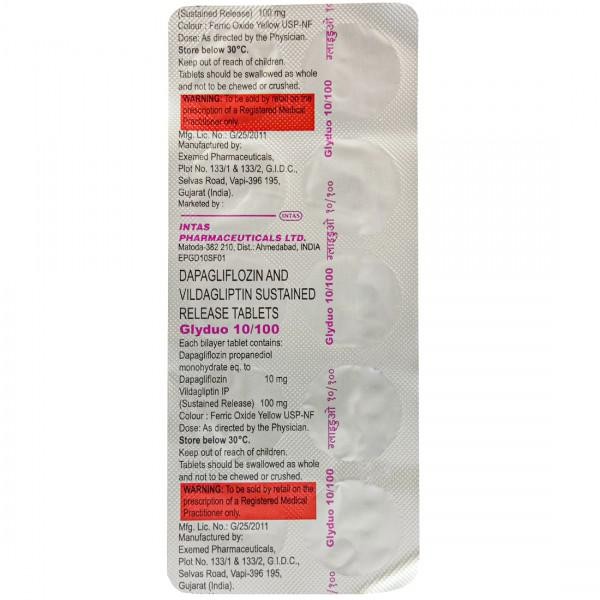 GlyDuo 10/100 Tablet SR