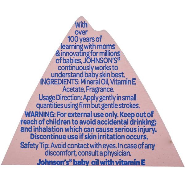 Johnson's Baby Oil with Vitamin E (200ml)