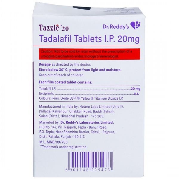 Tazzle 20 Tablet