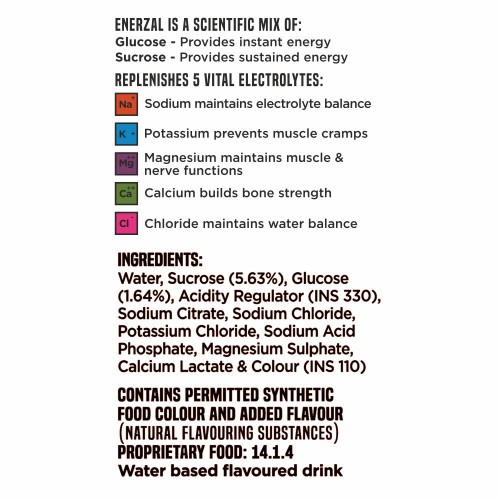 Enerzal Energy Liquid Drink Orange