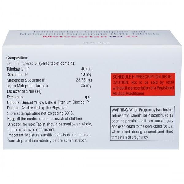 Metosartan LN 25 Tablet ER