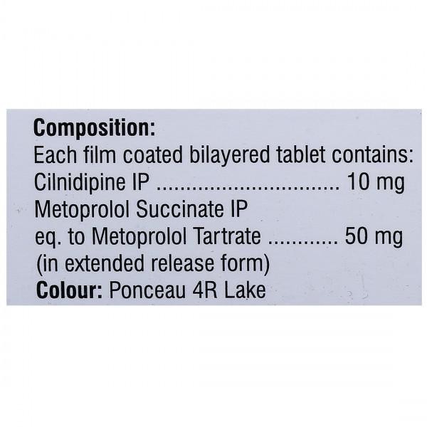 Cilacar M 10/50 Tablet