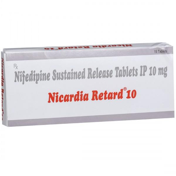 Nicardia Retard 10 Tablet SR
