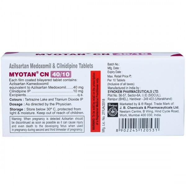 Myotan CN 40/10 Tablet