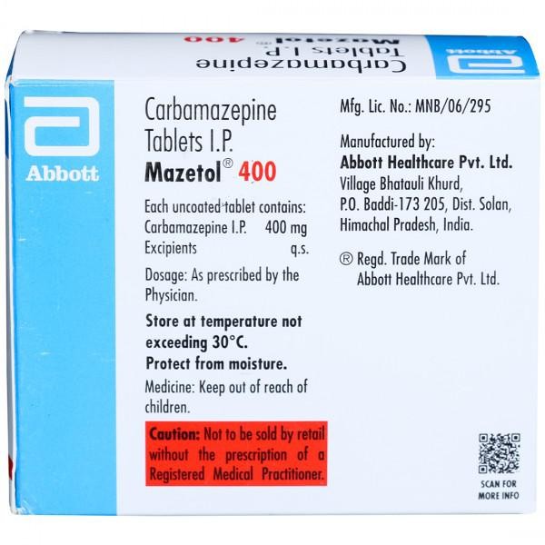 Mazetol 400 Tablet