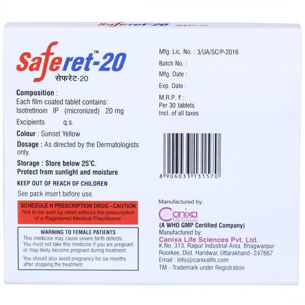 Saferet 20 Tablet