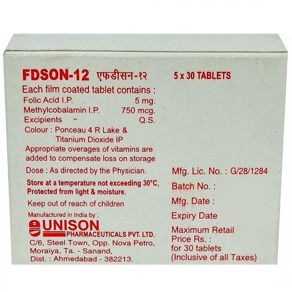 Fdson 12 Tablet (30 Tablet)