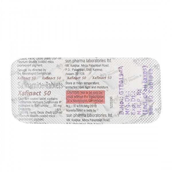 Xafinact 50 Tablet