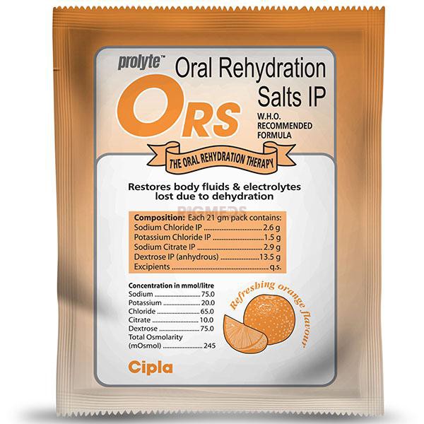Prolyte ORS Powder Refreshing Orange (21 Gm)