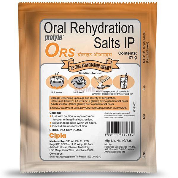 Prolyte ORS Powder Refreshing Orange (21 Gm)