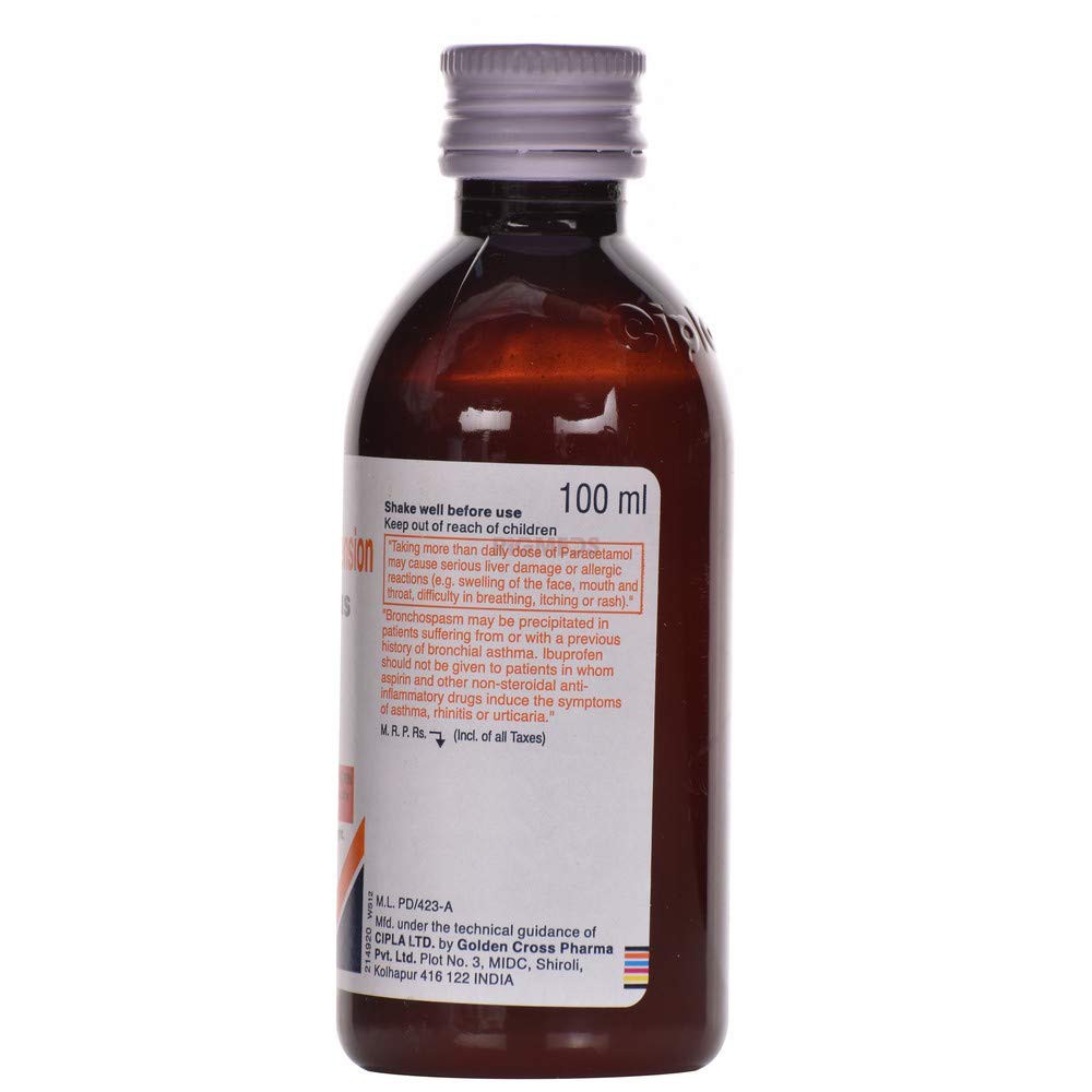 Ibugesic Plus Oral Suspension Orange (100ml)