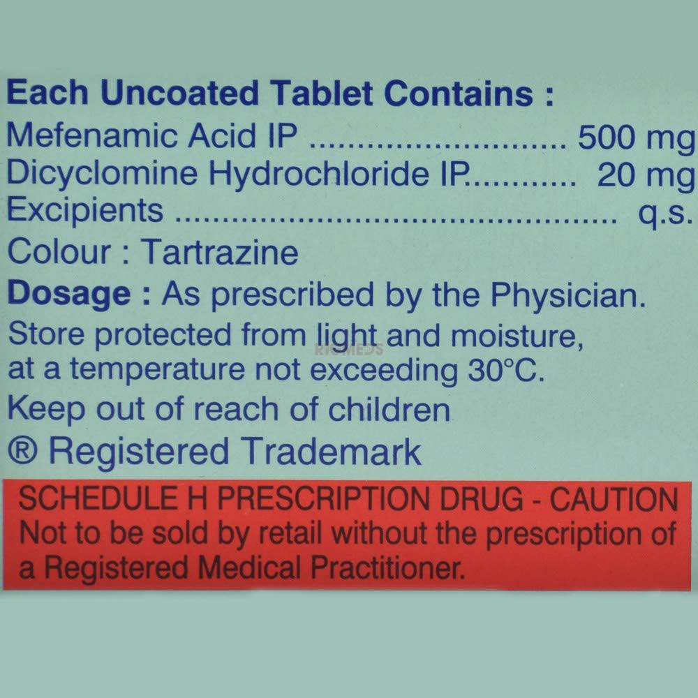 Meftal Spas DS Tablet