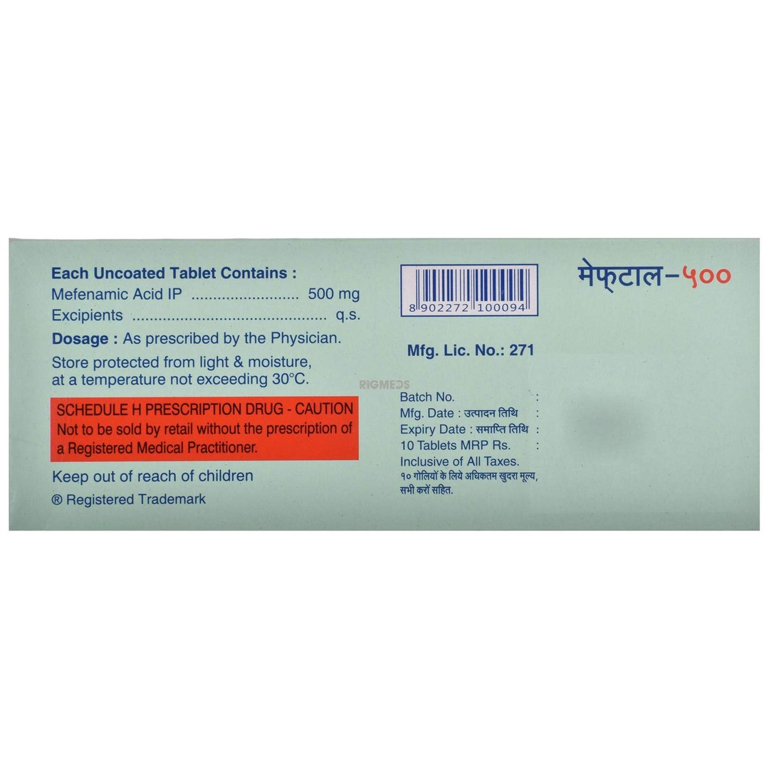 Meftal 500 Tablet