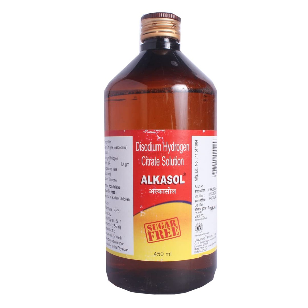 Alkasol Oral Solution Sugar Free (450ml)