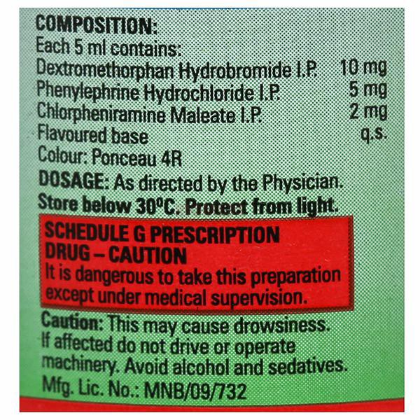 Ascoril D Plus Syrup Sugar Free